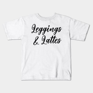 Leggings and Lattes Kids T-Shirt